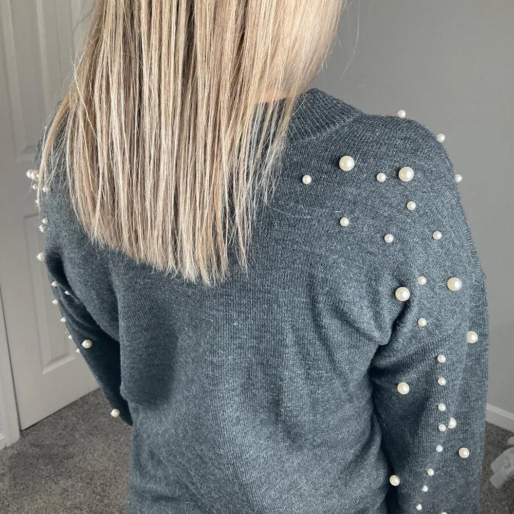 Pearl Detail Sweater - Picture 1 of 4